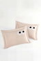 L'essentiel linge de maison Juego de Fundas de Almohada Oxford, Marrón